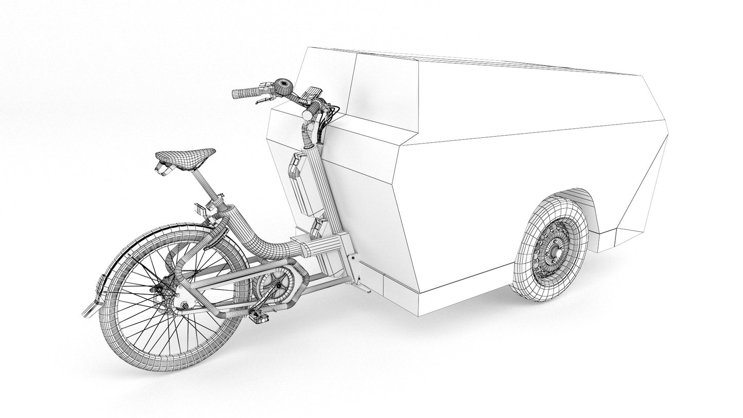 Urban Arrow Parcel PostNL 2 3D Model