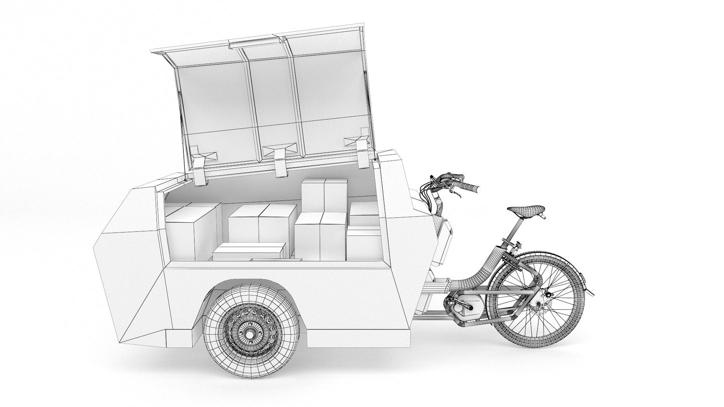 Urban Arrow Parcel PostNL 2 3D Model