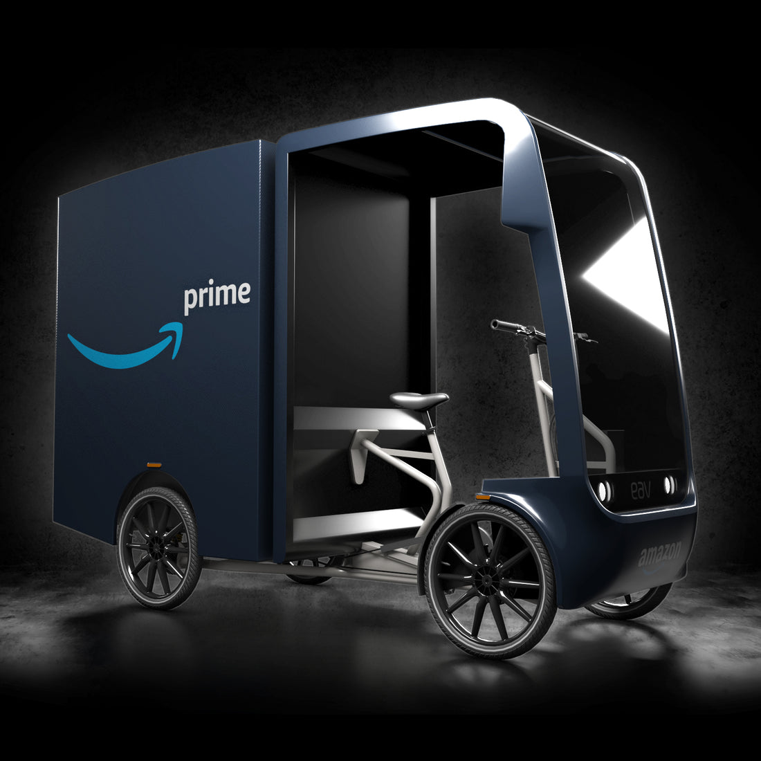 Amazon delivery bike 3D model on Artstation