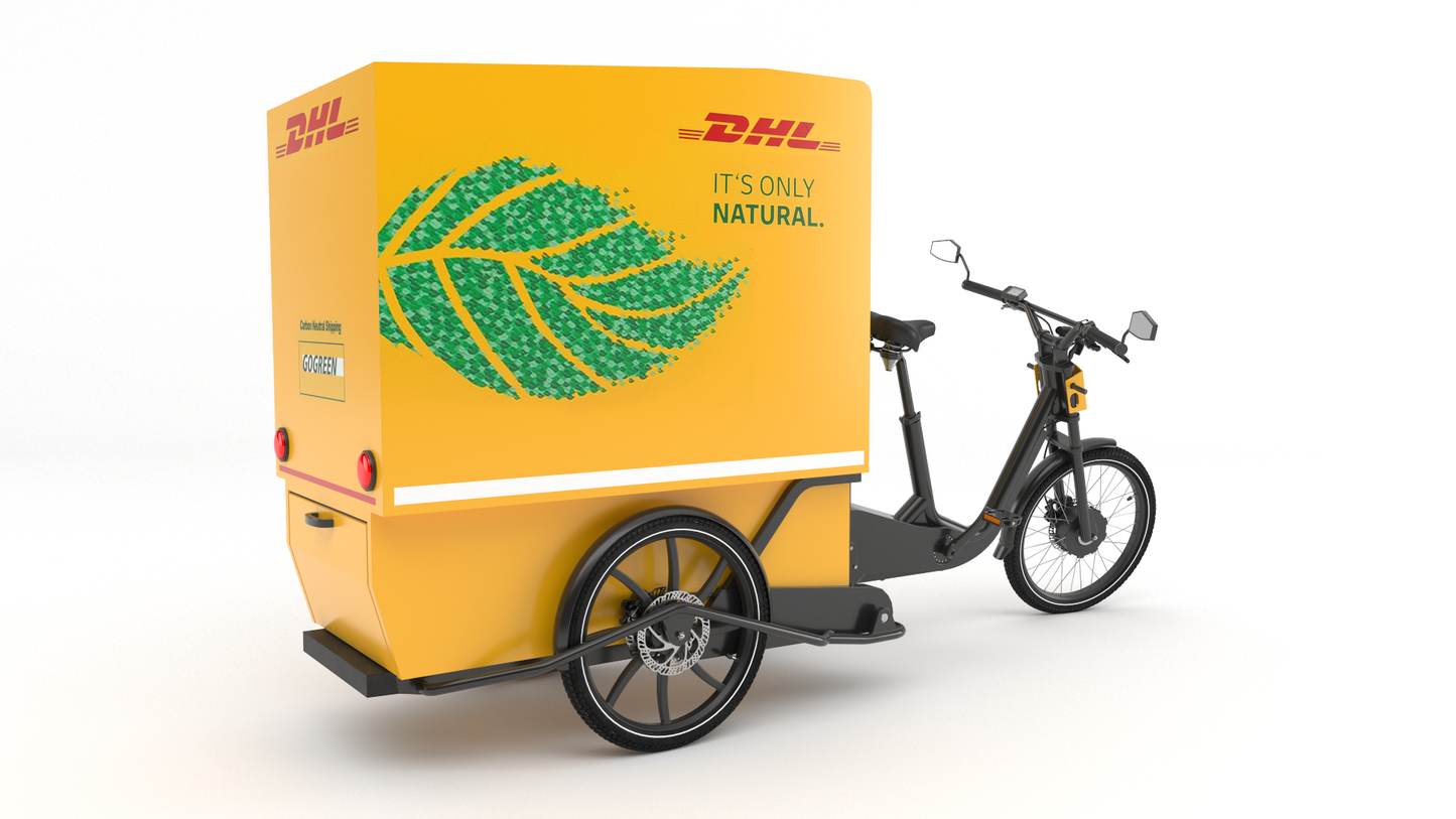 DHL Delivery bicycle 3D model