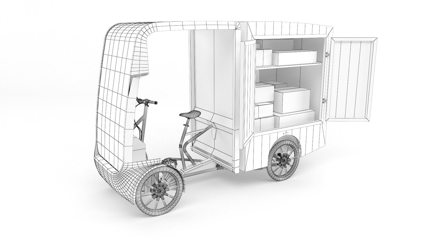 Amazon-delivery-bike-3d-model