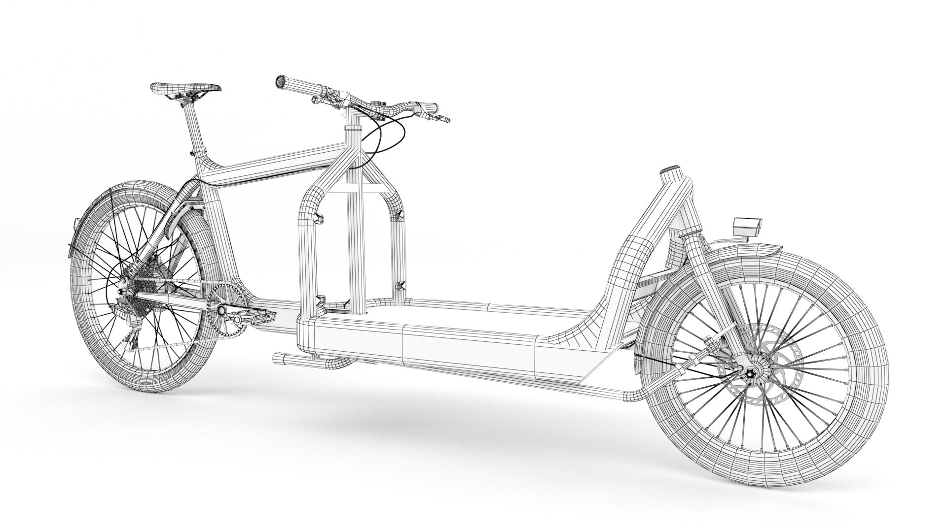 Bullit cargo bike 3D model