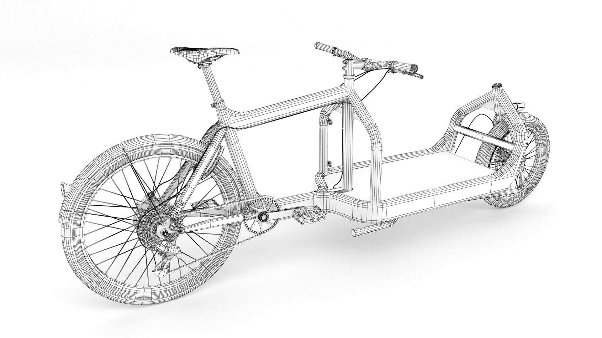 Bullit cargo bike 3D model