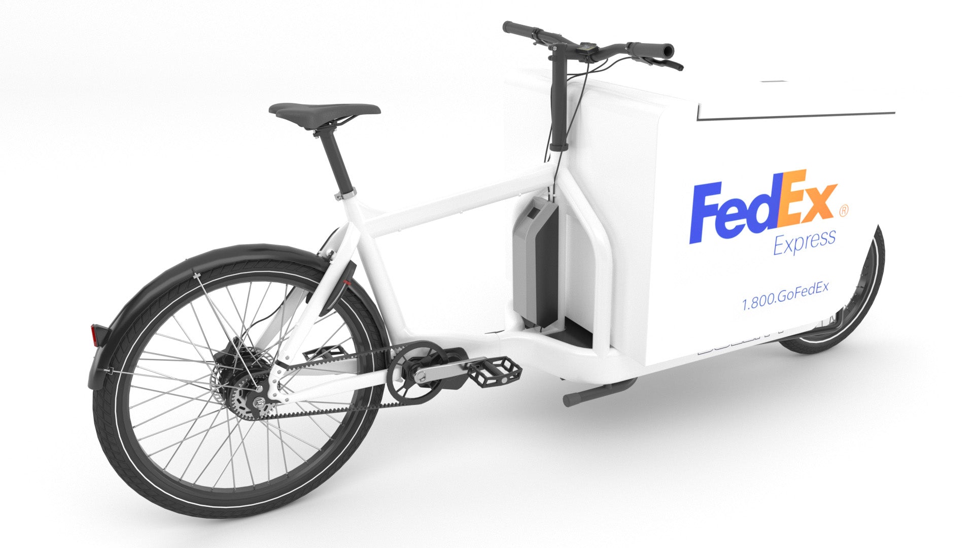 Fexex delivery bike 3D model