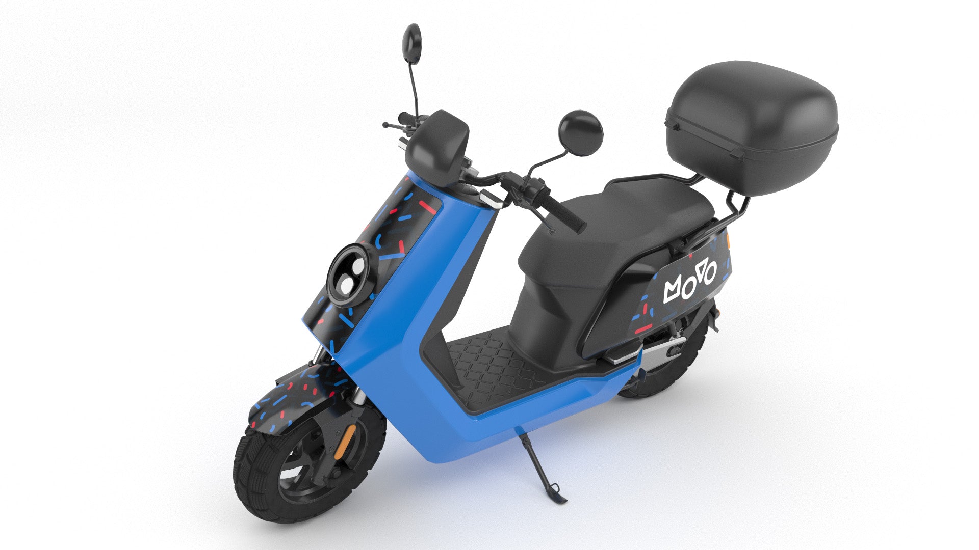 movo rideshare scooter 3d model