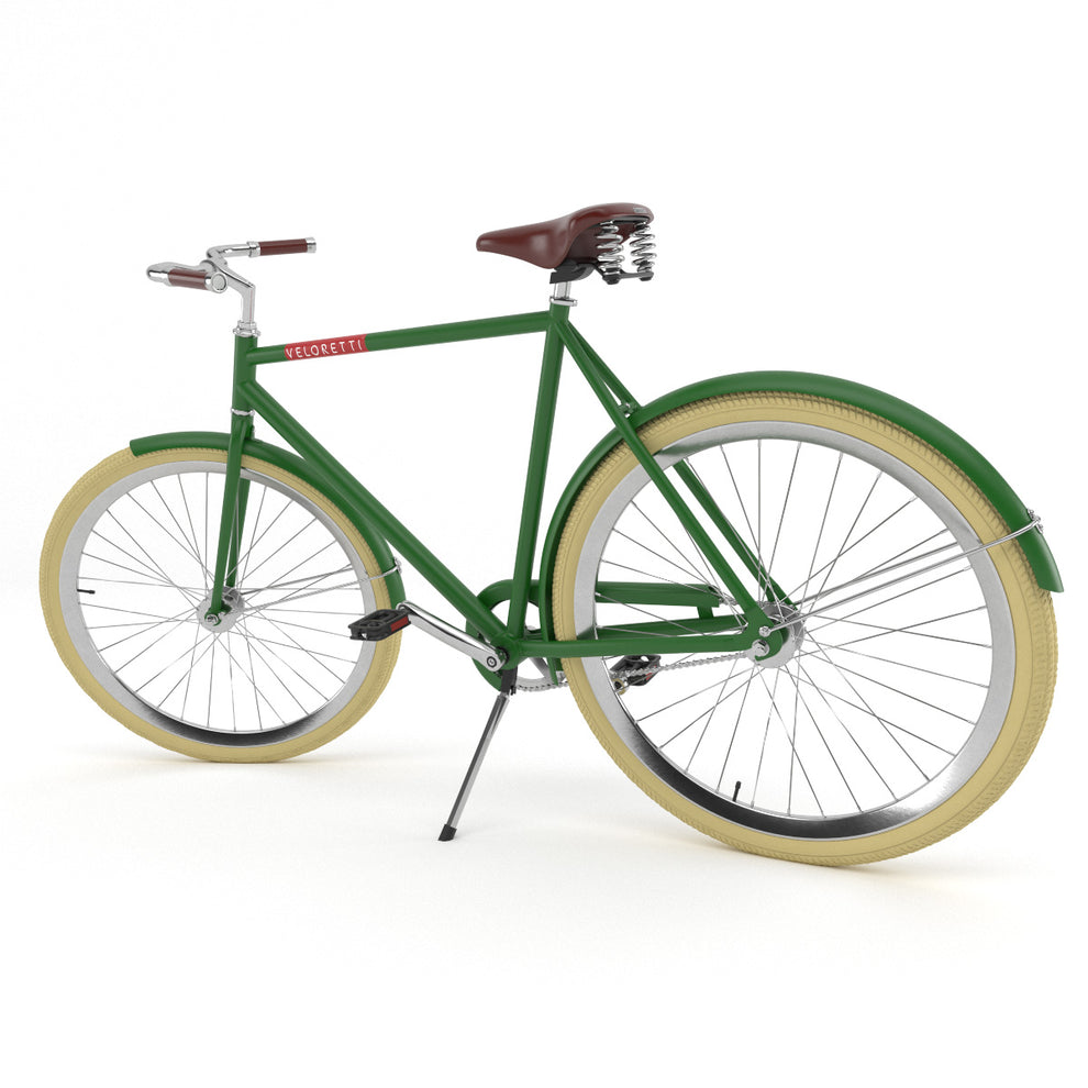 Veloretti Cafe Racer Green bicycle 3D model – patrickgoud
