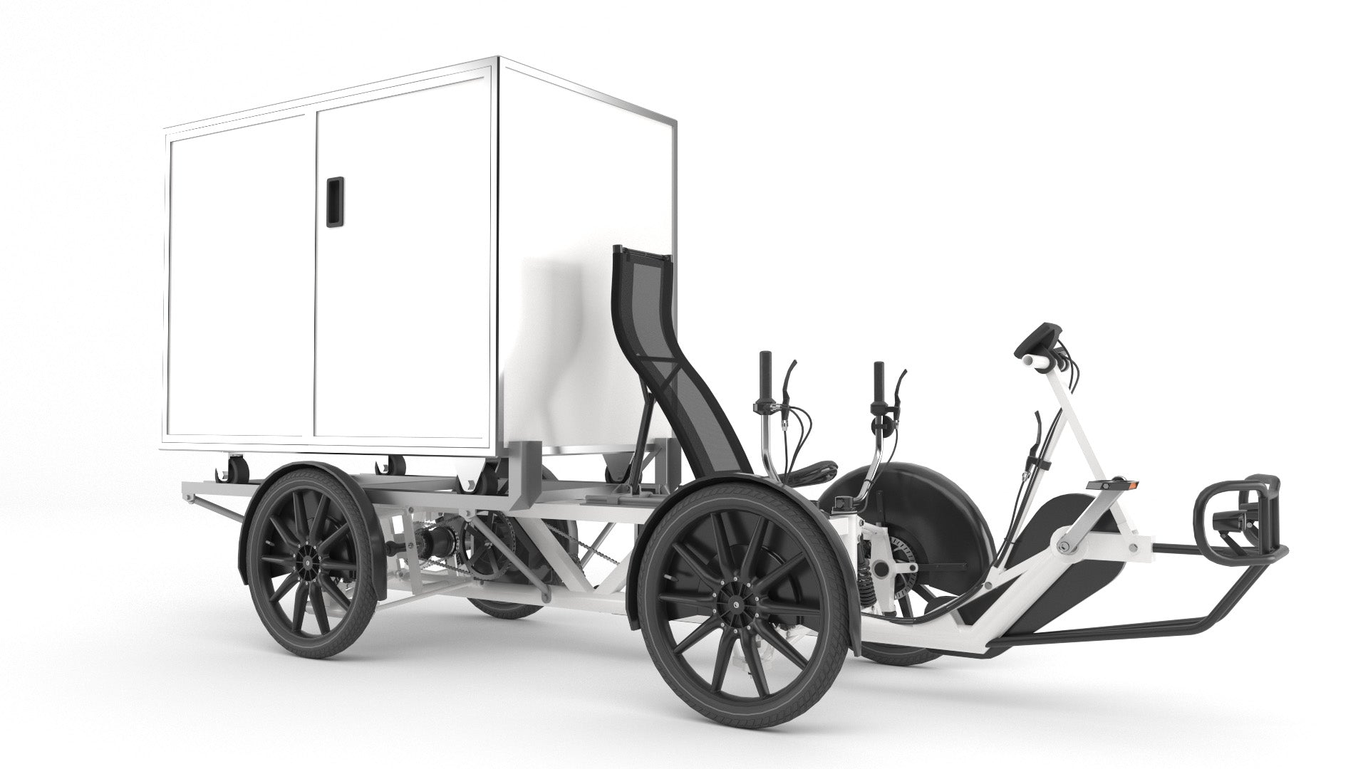 Cubicycle Velove armadillo cubicycle delivery bike 3D model – patrickgoud