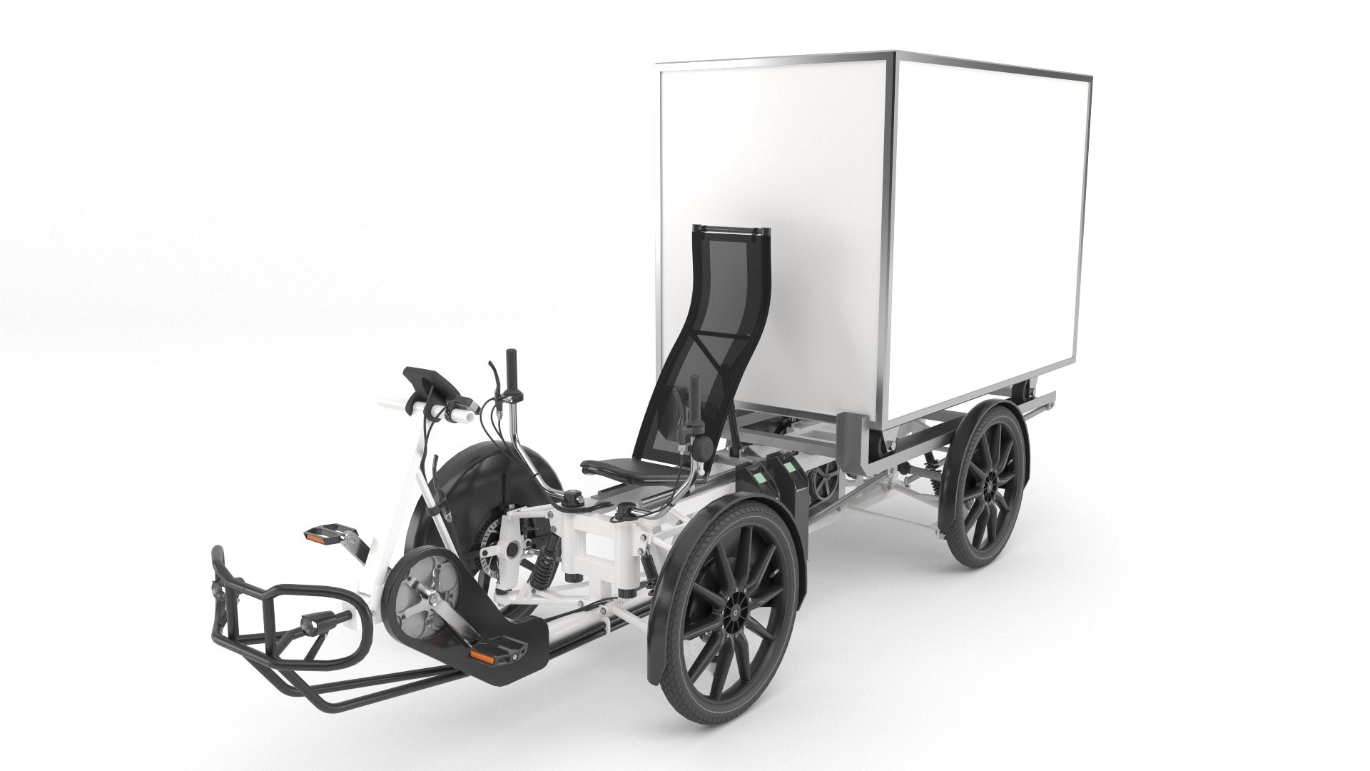 Cubicycle Velove armadillo cubicycle delivery bike 3D model – patrickgoud