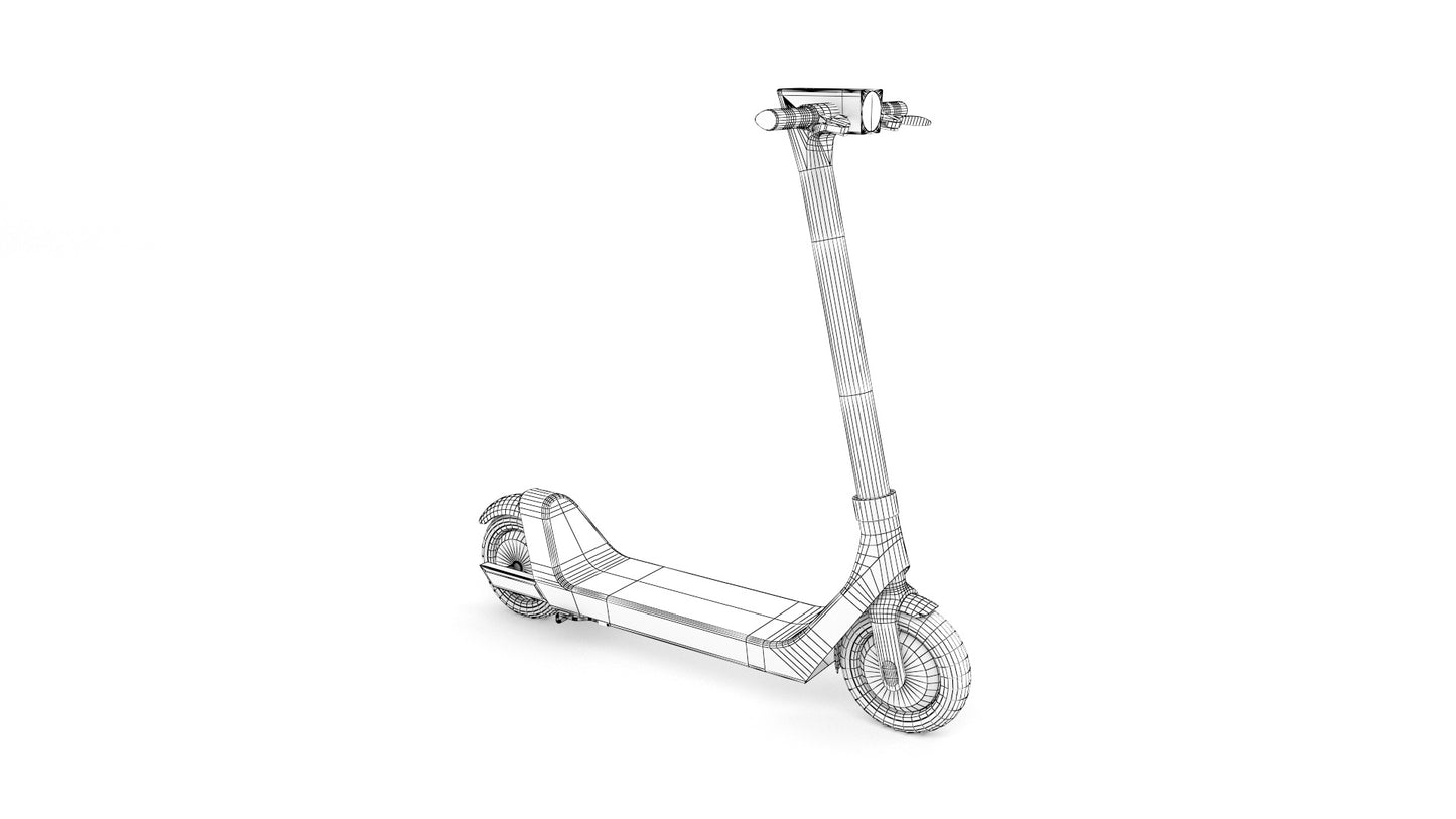 Bird rental scooter 3D model