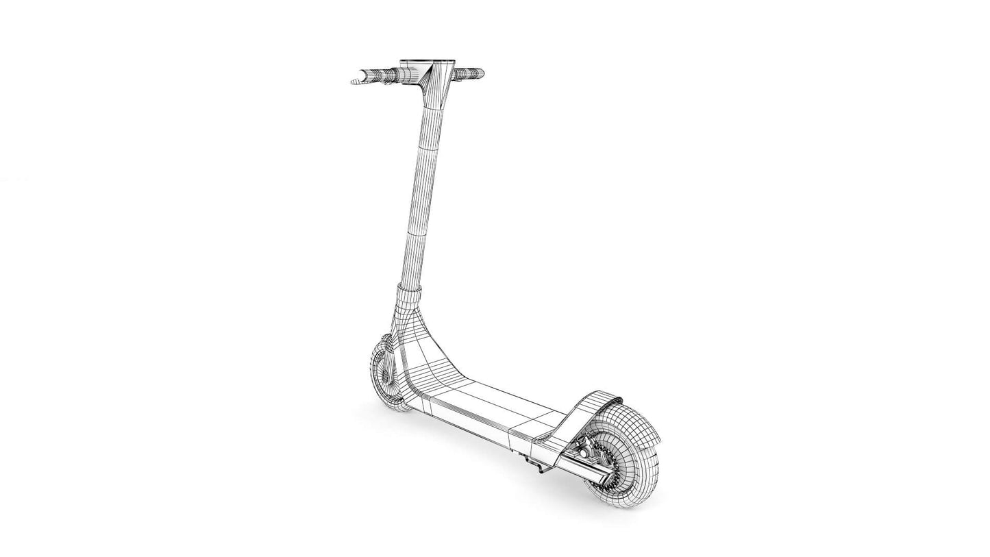 Bird rental scooter 3D model