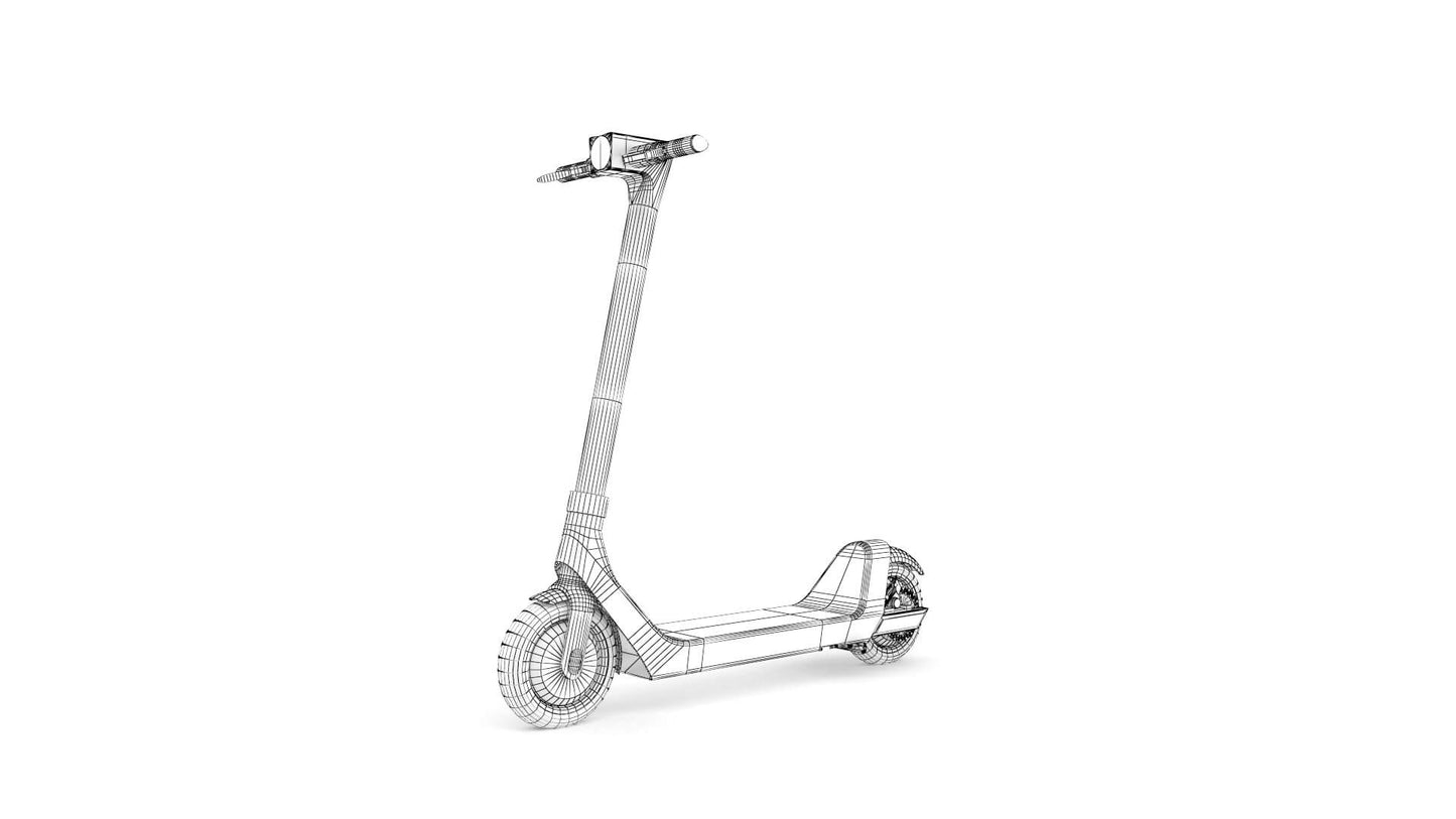 Bird rental scooter 3D model