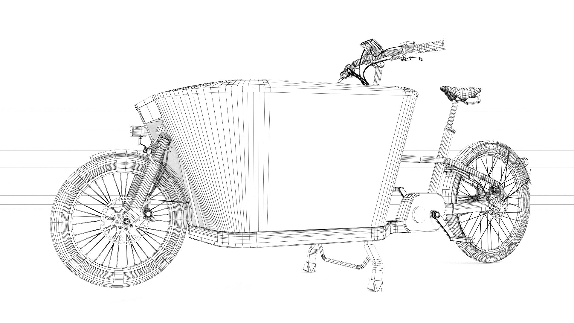 Carqon e-bike 3D Model