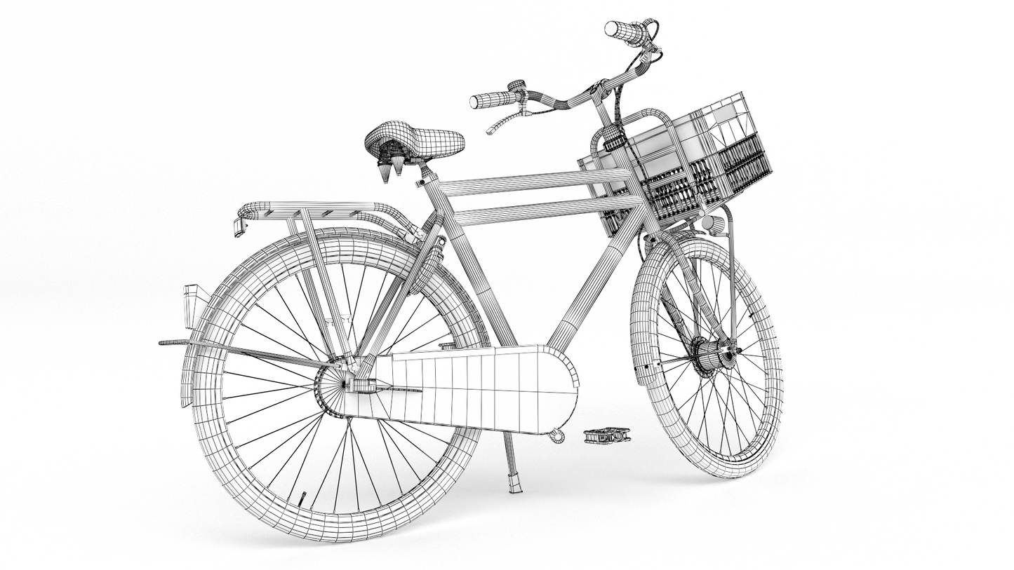 Cortina U4 Herenfiets 3D model