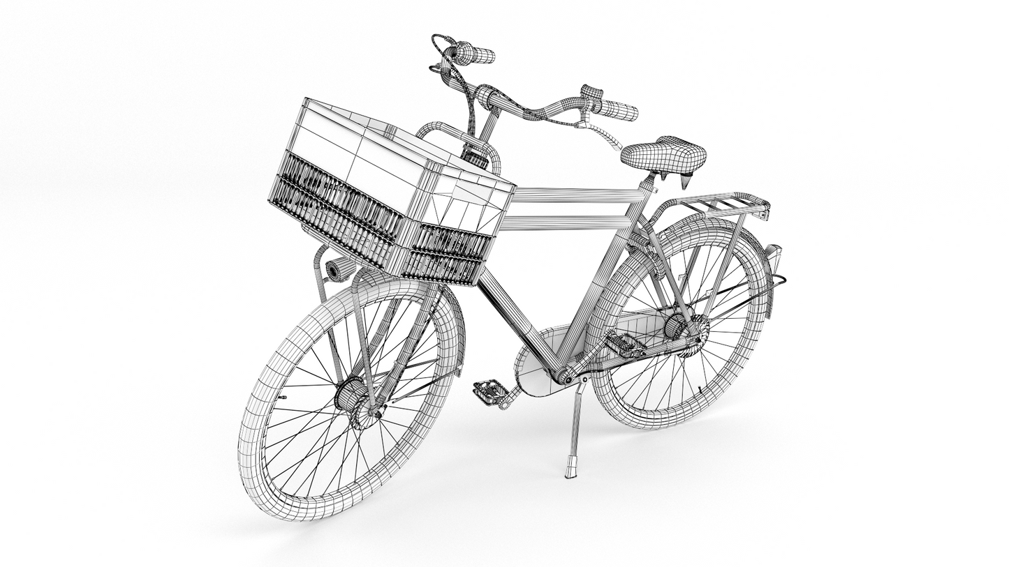 Cortina U4 Herenfiets 3D model