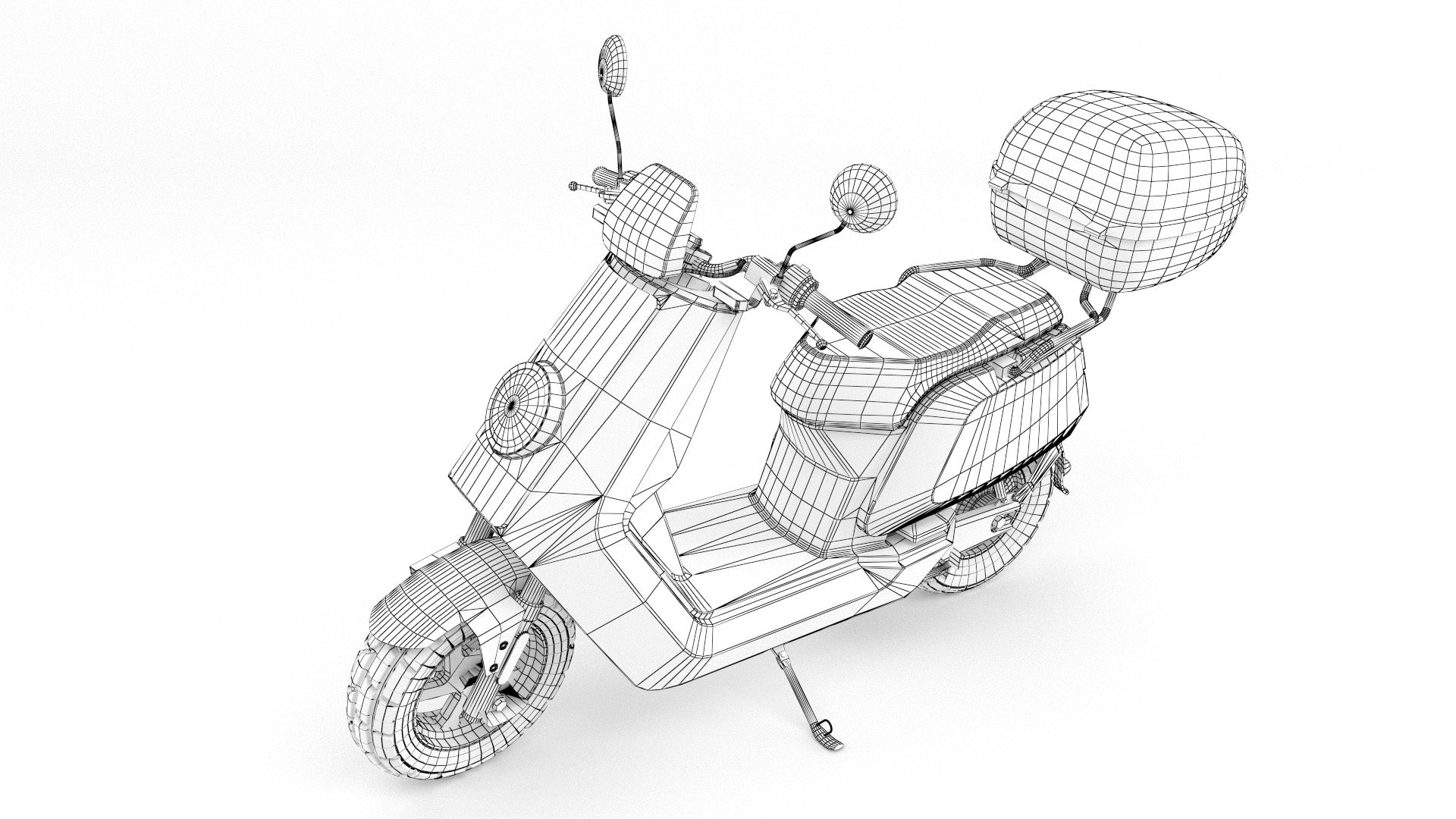 niu scooter 3d model